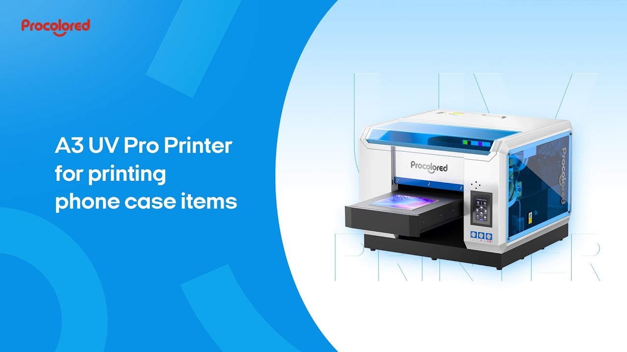 Procolored V10 Pro UV Printer for printing phone case items