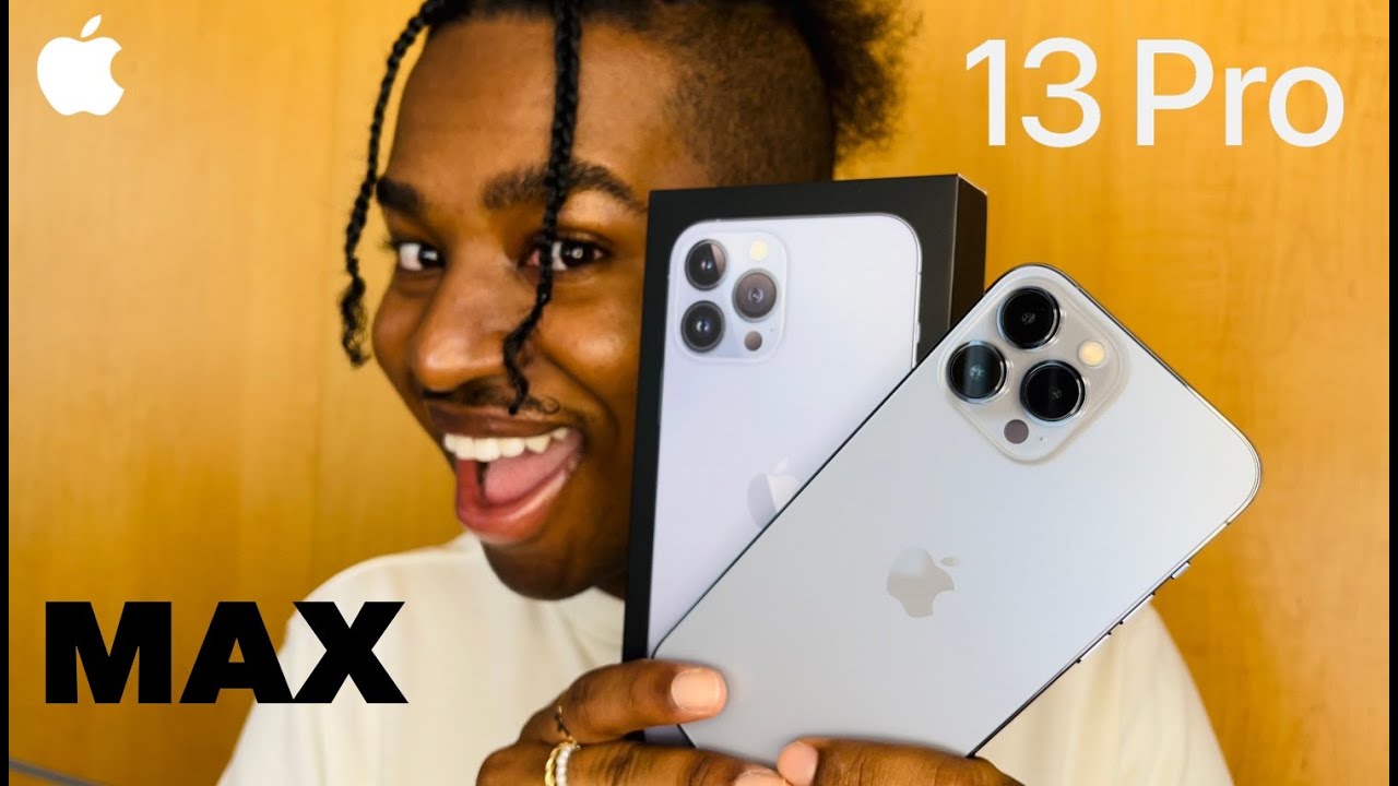 iPHONE 13 PRO MAX SIERRA BLUE UNBOXING😻🦋 (set up, accessories, & cinematic mode🤩)