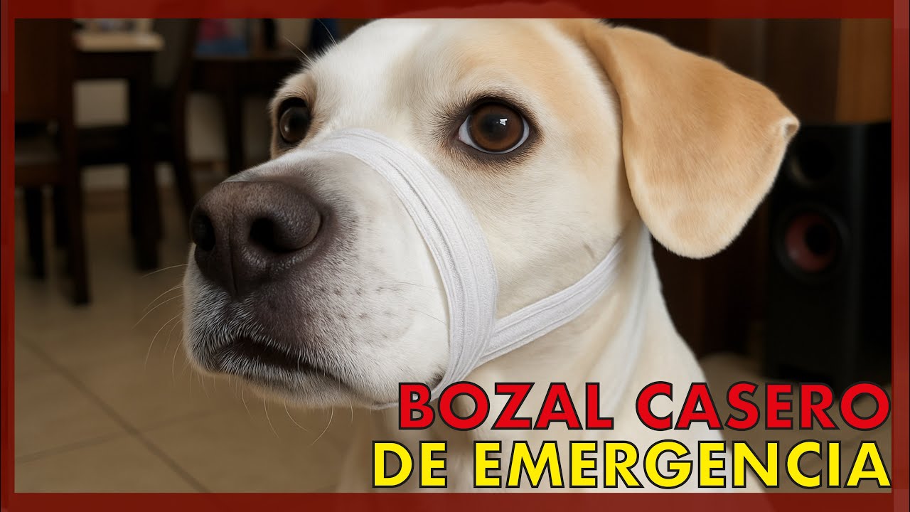 Cómo hacer un bozal casero para tu perro en minutos (fácil y seguro) 🐶🚫