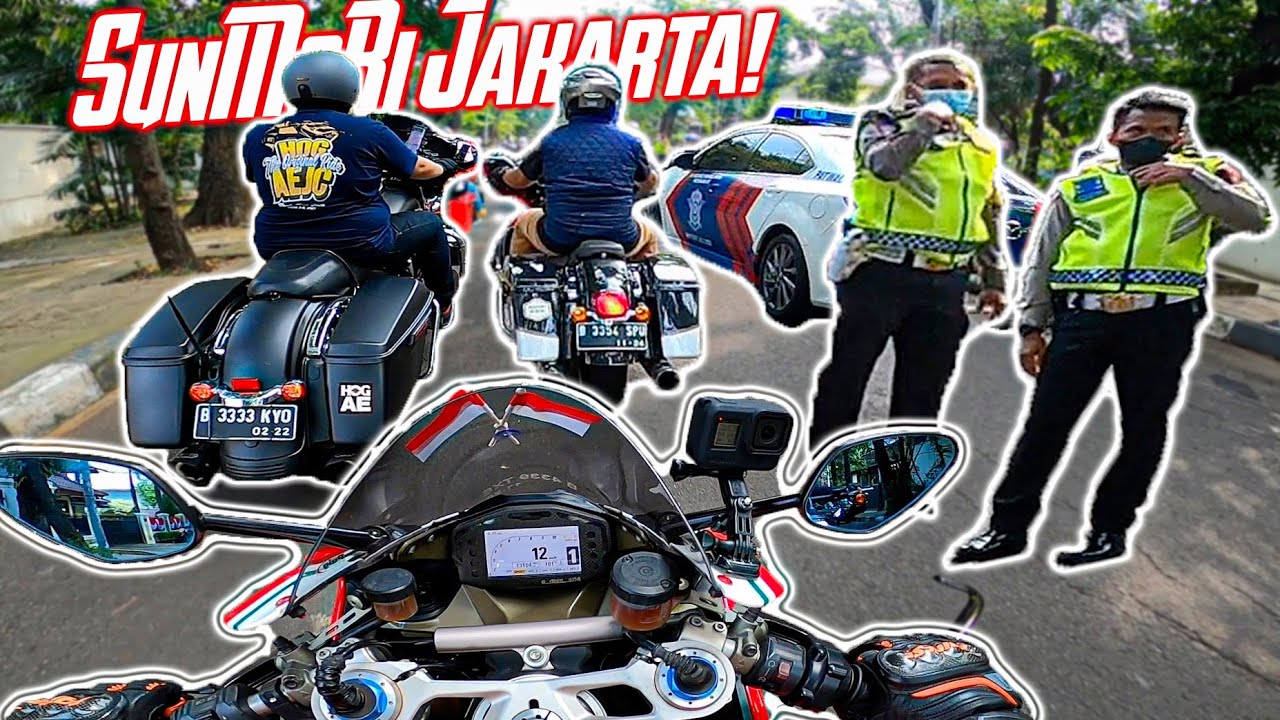 Banyak Razia!! SunMoRi SenCy Pake Moge Panigale 1199 | Ducati Harley