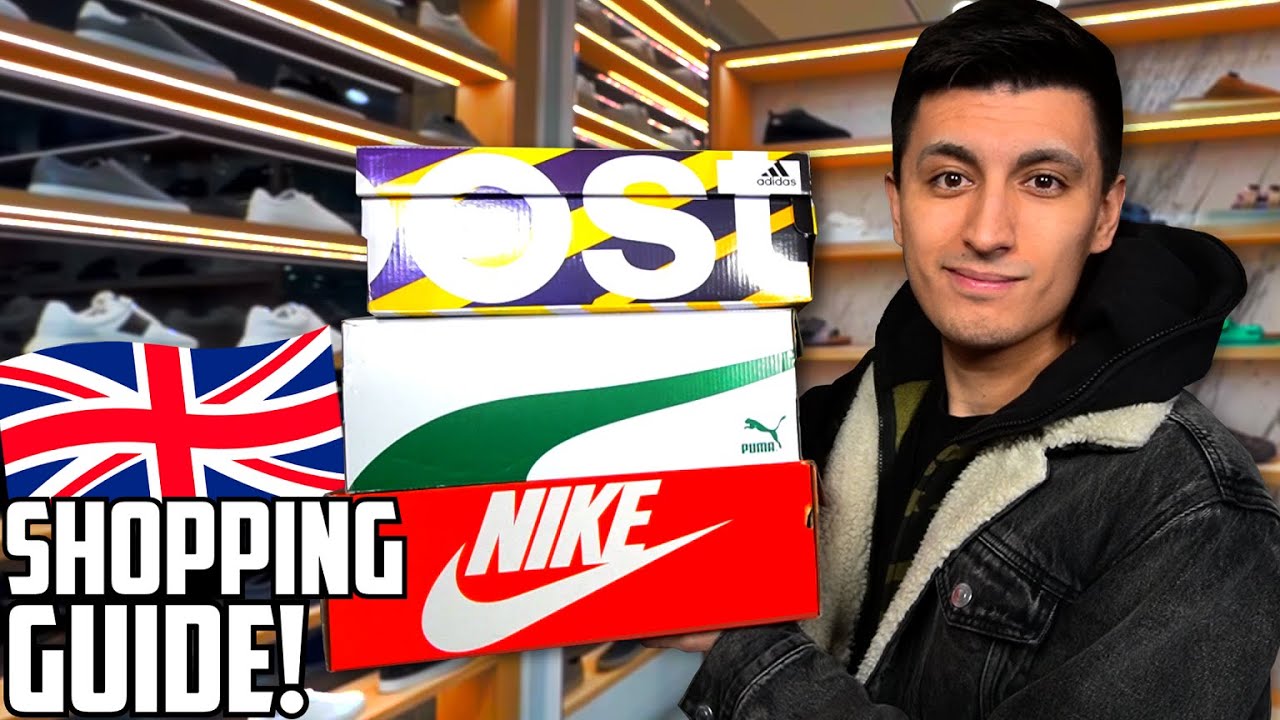 Sneaker Shopping in LONDON Shopping Guide!