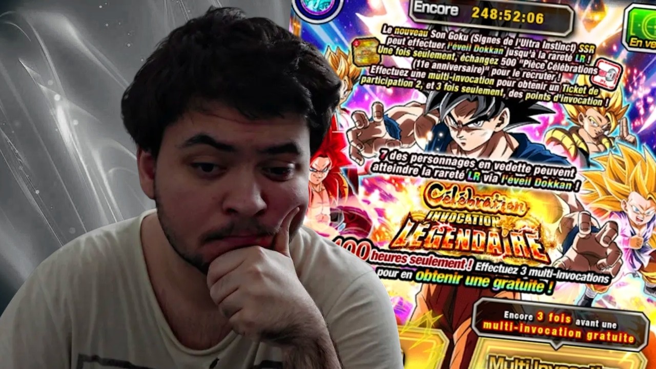 INVOCATIONS GOKU MIGATTE LR DRAGON BALL Z DOKKAN BATTLE