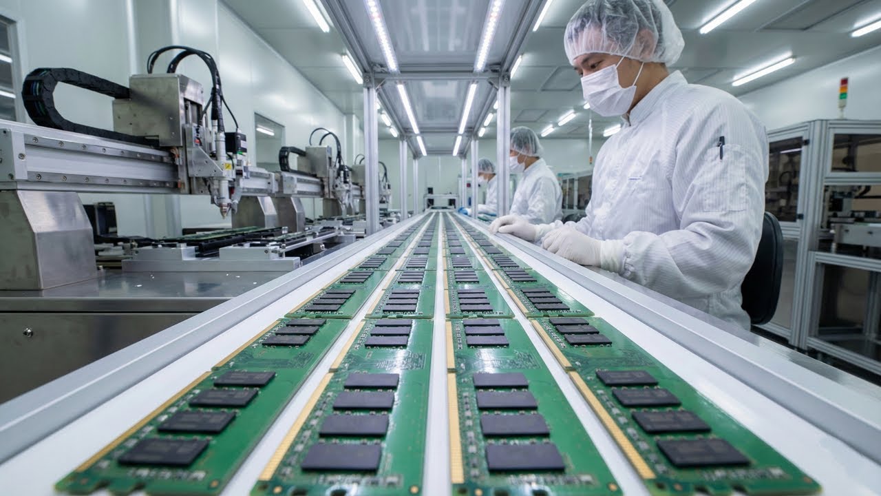 Watch Robots Assemble Every RAM Stick You Own