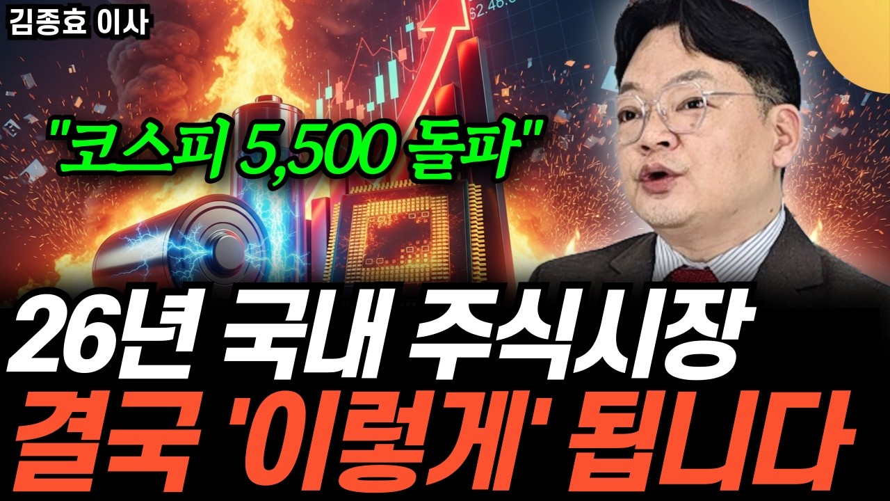 “코스피 5500돌파” ETF 계속 모으세요. 올해 코스피 ‘이렇게’ 됩니다 (김종효 이사 / 1부)
