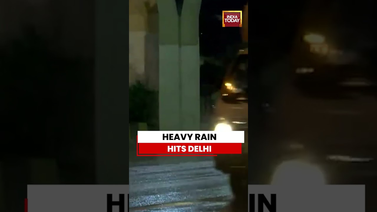 Delhi Witnesses Heavy Rainfall as Showers Hit Several Areas of Capital |  West Delhi | Pitampura