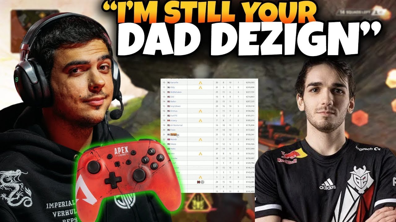 ImperialHal LOSES IT on Dezignful's Best Player Claim (Apex Legends)