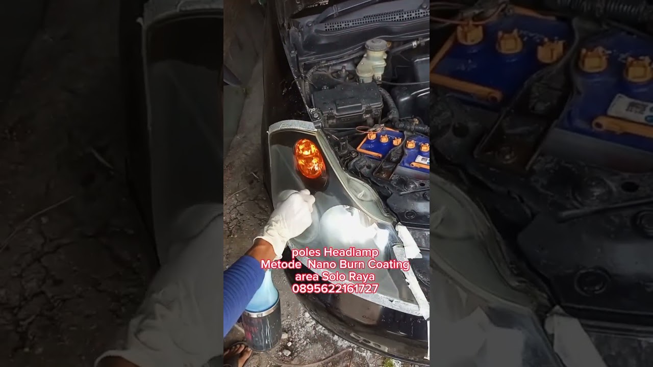 Honda setrem Nano Burn Coating Headlamp@poleslampusoloraya