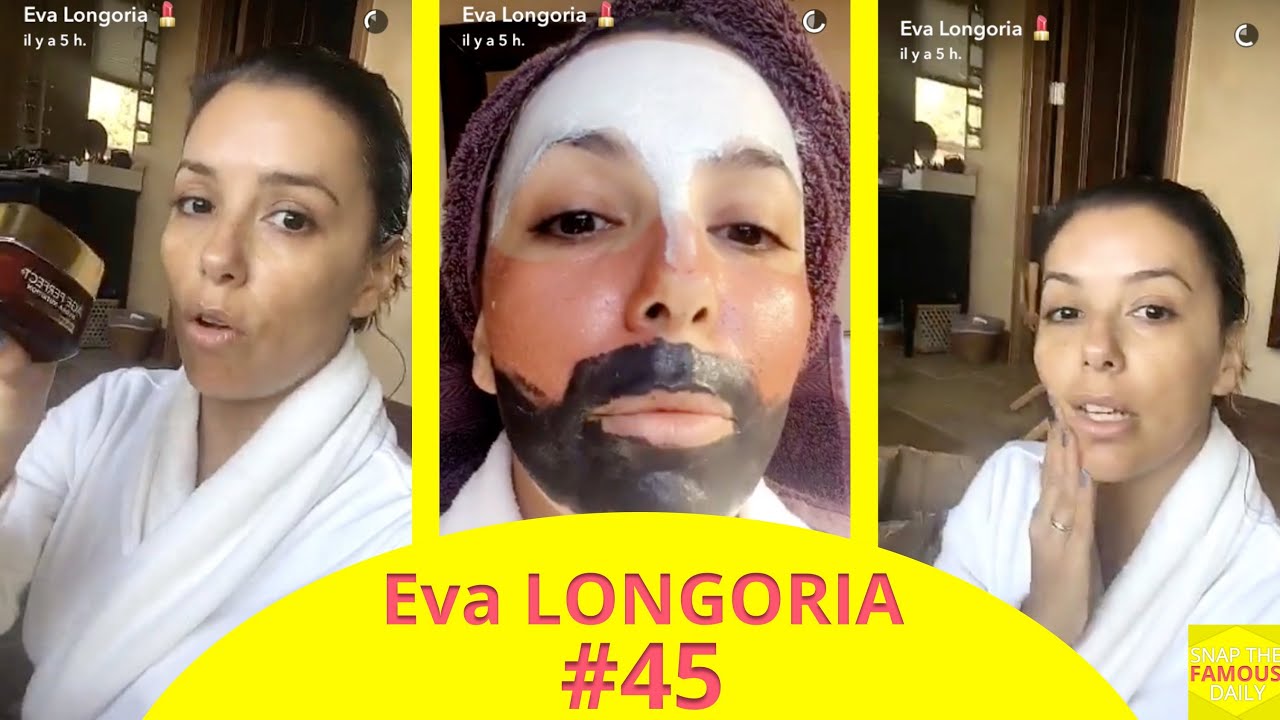 Eva Longoria skin care secrets - snapchat - september 5 2016