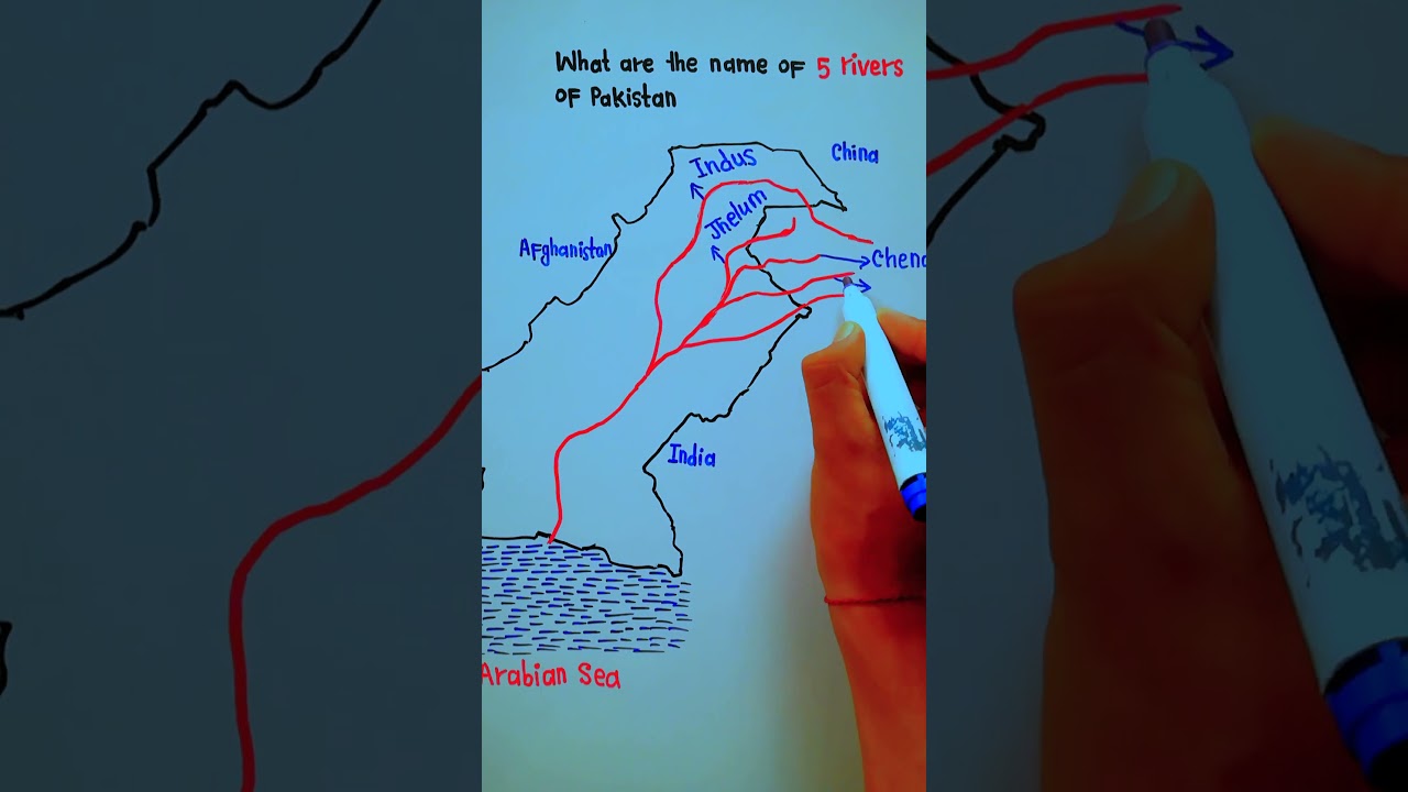 What are the name of 5 rivers of Pakistan | Pakistan  Rivers || 5min Knowledge