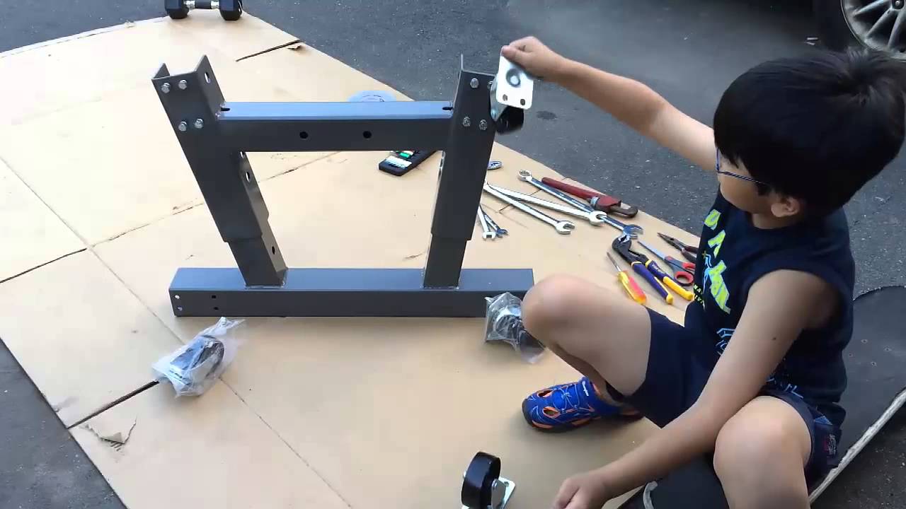 Part 1: How To Assemble a 2-Ton Engine Crane / Harbor Freight Tools Foldable Shop Hoist