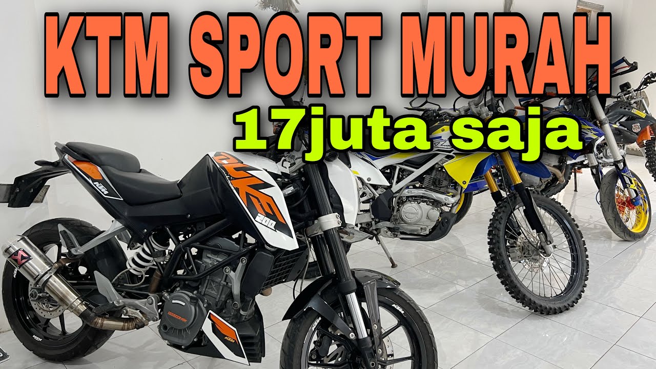 HARGA KTM MURAH 17 juta sudah bisa dapat motor sport bro⁉️⁉️wa 081 233 561636