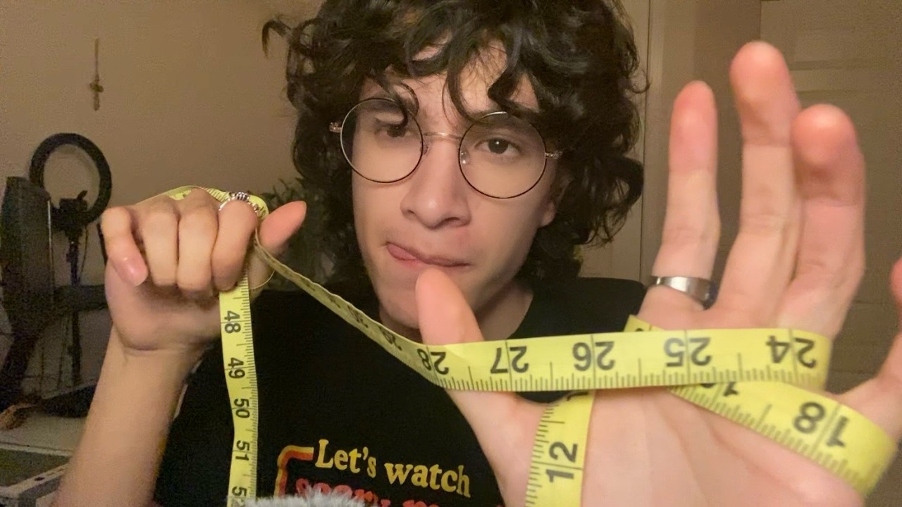 ASMR Measuring Your Pretty Face & Writing It Down 💤📏