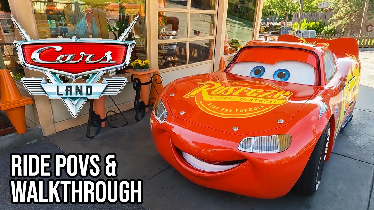 Cars Land 10th Anniversary Walkthrough & Rides 2022 - Disney California Adventure [4K POV]