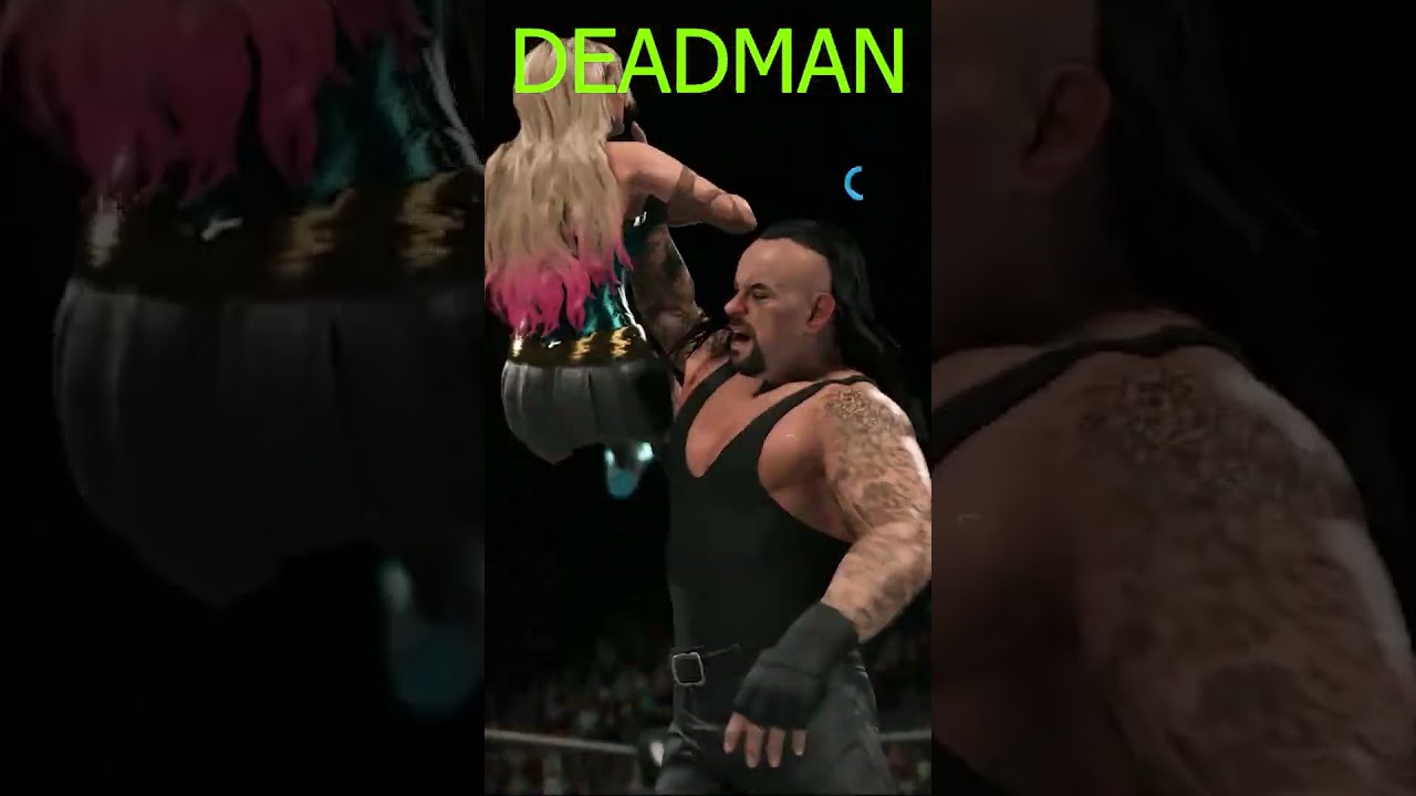 The Undertaker Hits  Chokslam To Alexa Bliss  (R.I.P) #shorts #wwe2k23 #wwe #gaming