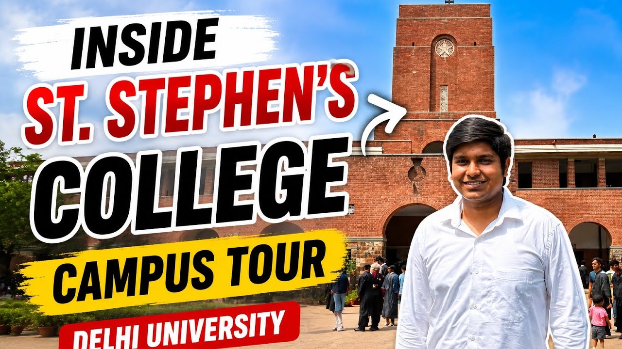 Inside India's Most Iconic College | St. Stephen's Campus Tour |#ststephens #ststephenscollege #cuet