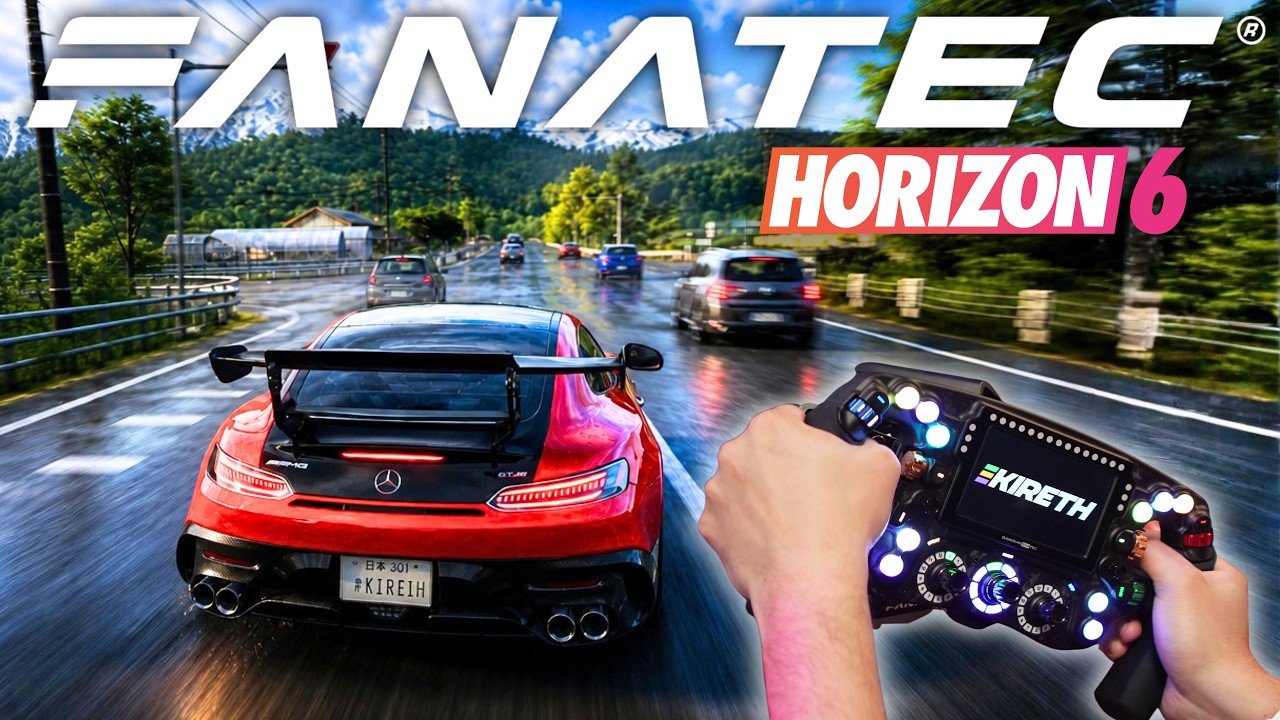 My INSANELY GOOD Forza Horizon 6 Wheel Settings For FANATEC!