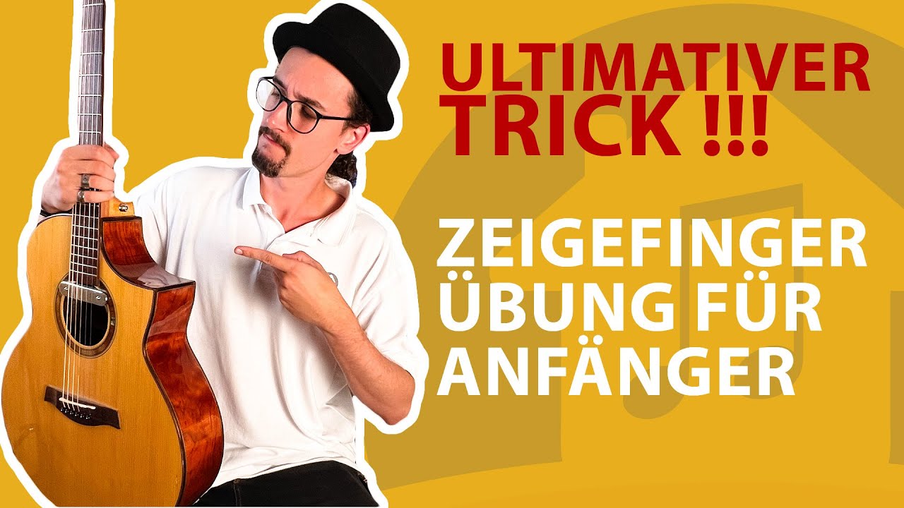 ULTIMATIVER TRICK GITARRE | Lerne schnell Akkorde mit der Zeigefinger-Übung!