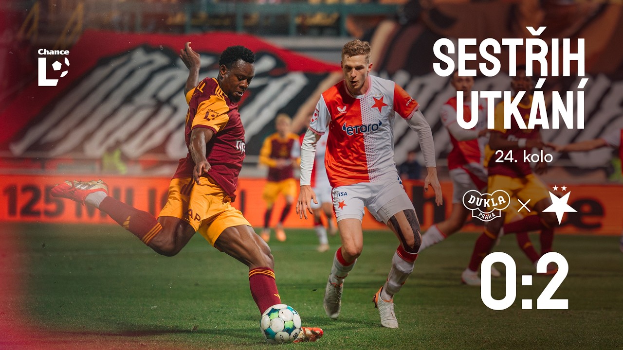 SESTŘIH | FK Dukla Praha - SK Slavia Praha 0:2