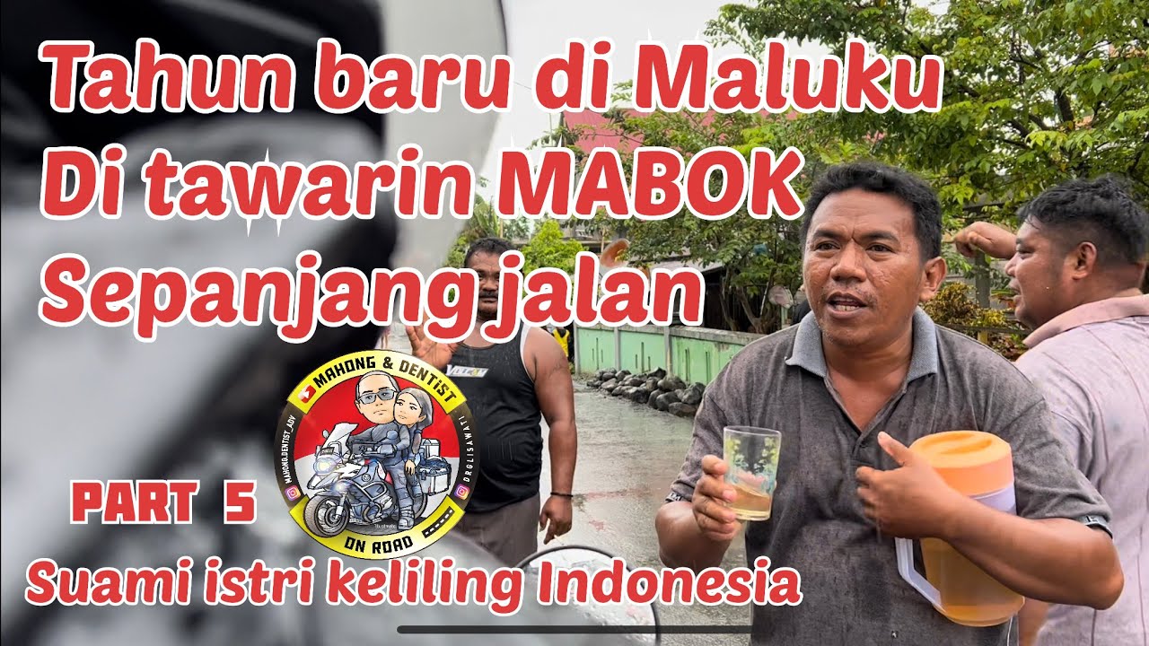 Couple touring dr Medan Tahun baru di Tobelo (Halmahera utara) old & new