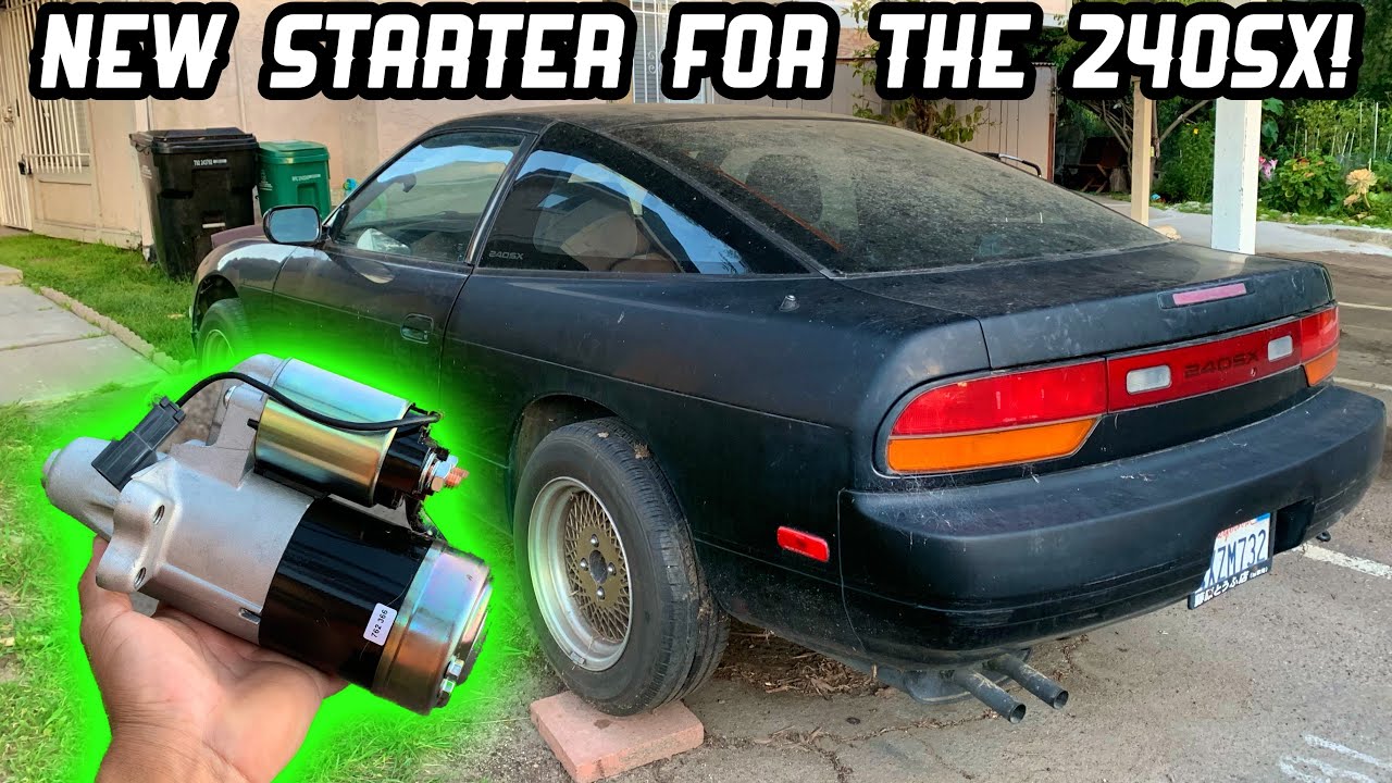 Replacing Starter On Nissan 240sx S13!! (Easy!)