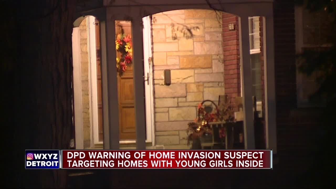 Detroit police say serial home invader is breaking into home with young girls inside
