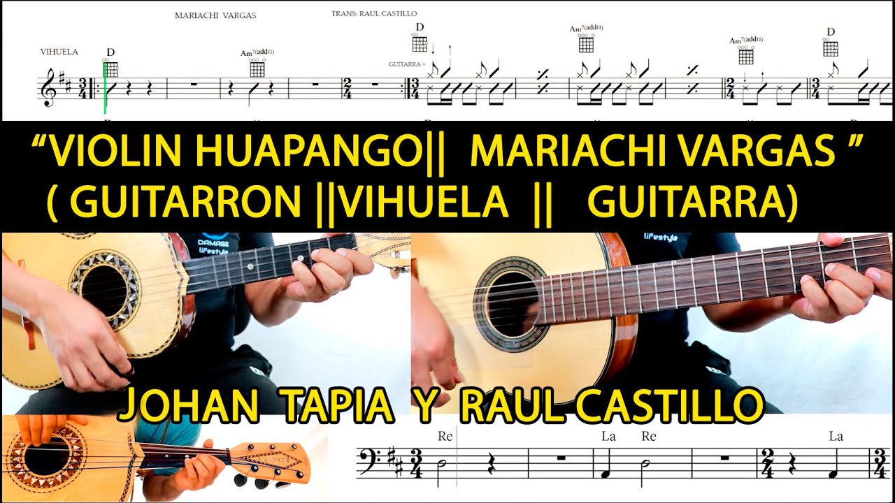 VIOLIN HUAPANGO || GUITARRON || VIHUELA || GUITARRA