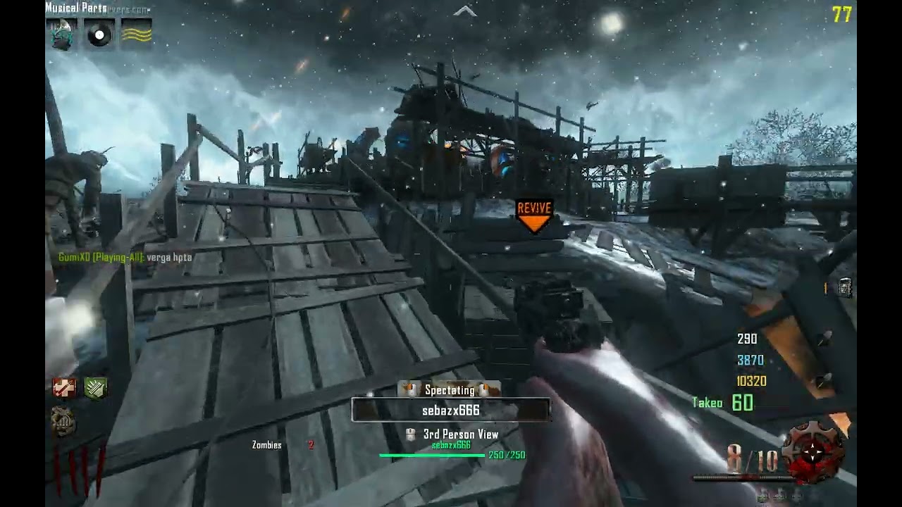 TRES PROS ME ACARREAN EN COD ZOMBIES