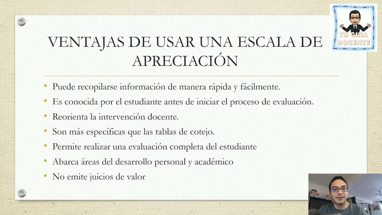 ¿Cómo hacer una escala de apreciación? tu guia docente