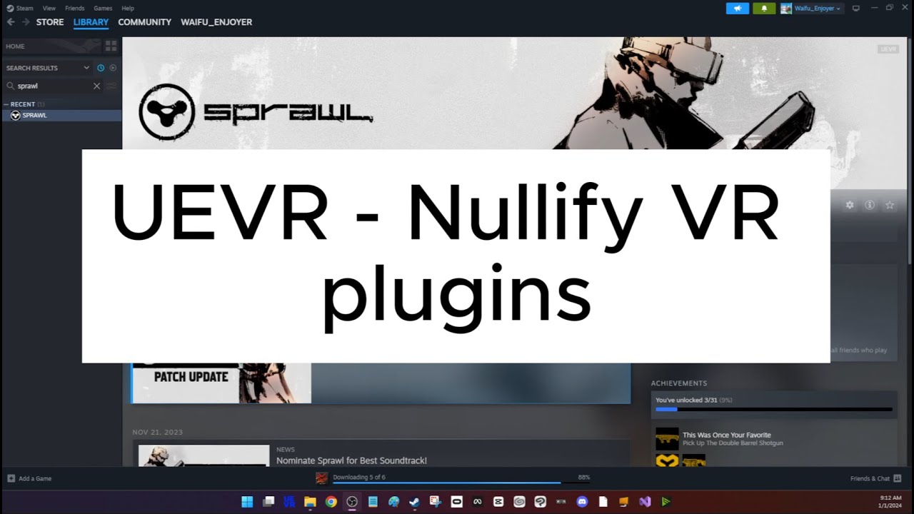 UEVR - Nullify VR Plugins