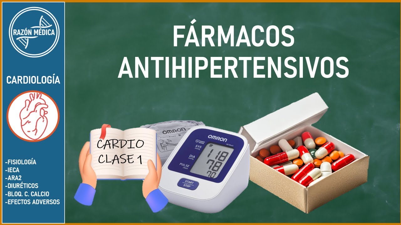 FÁRMACOS ANTIHIPERTENSIVOS 💊 - Mecanismo, clasificación y efectos adversos