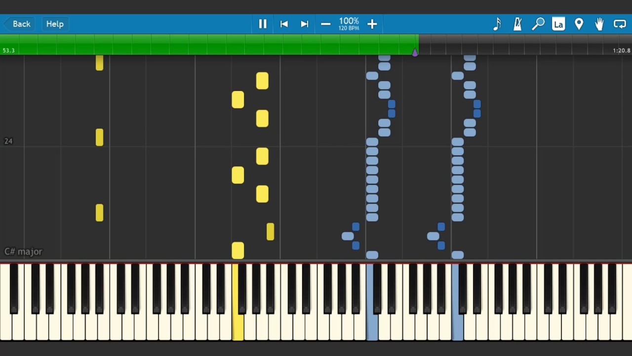Christmas Rhapsody - Adapted by Pi | Piano Tiles 2 | Piano Tutorial - Synthesia