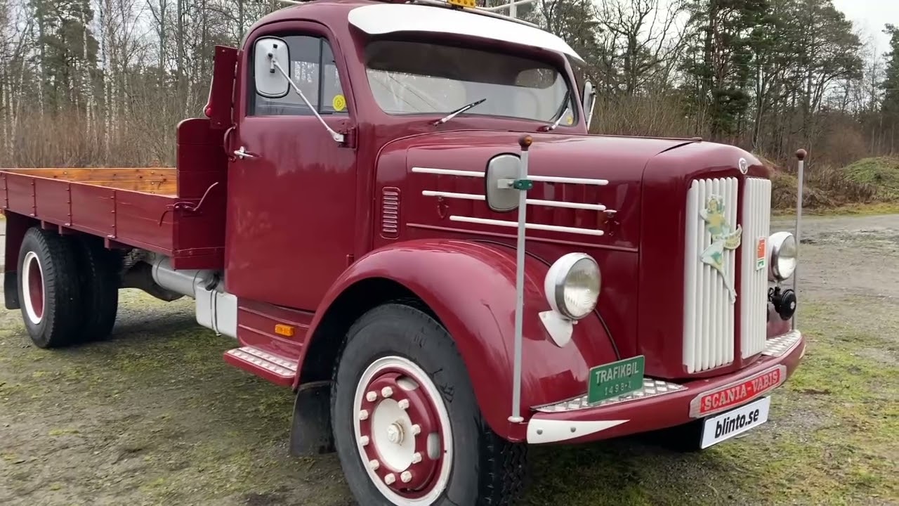 Scania Vabis L51 46A / Renoverad / 1953 / Flaklastbil