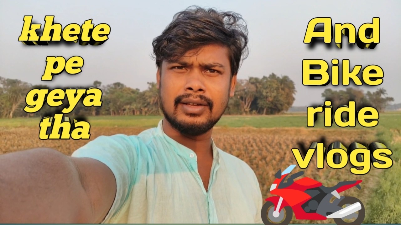 Bike ride & khet ghumna | Bisu All vlogs