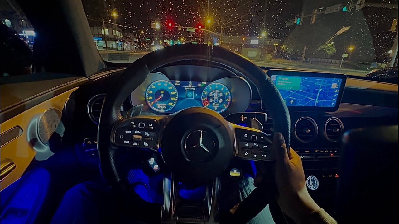 C43 AMG POV LATE NIGHT DRIVE 