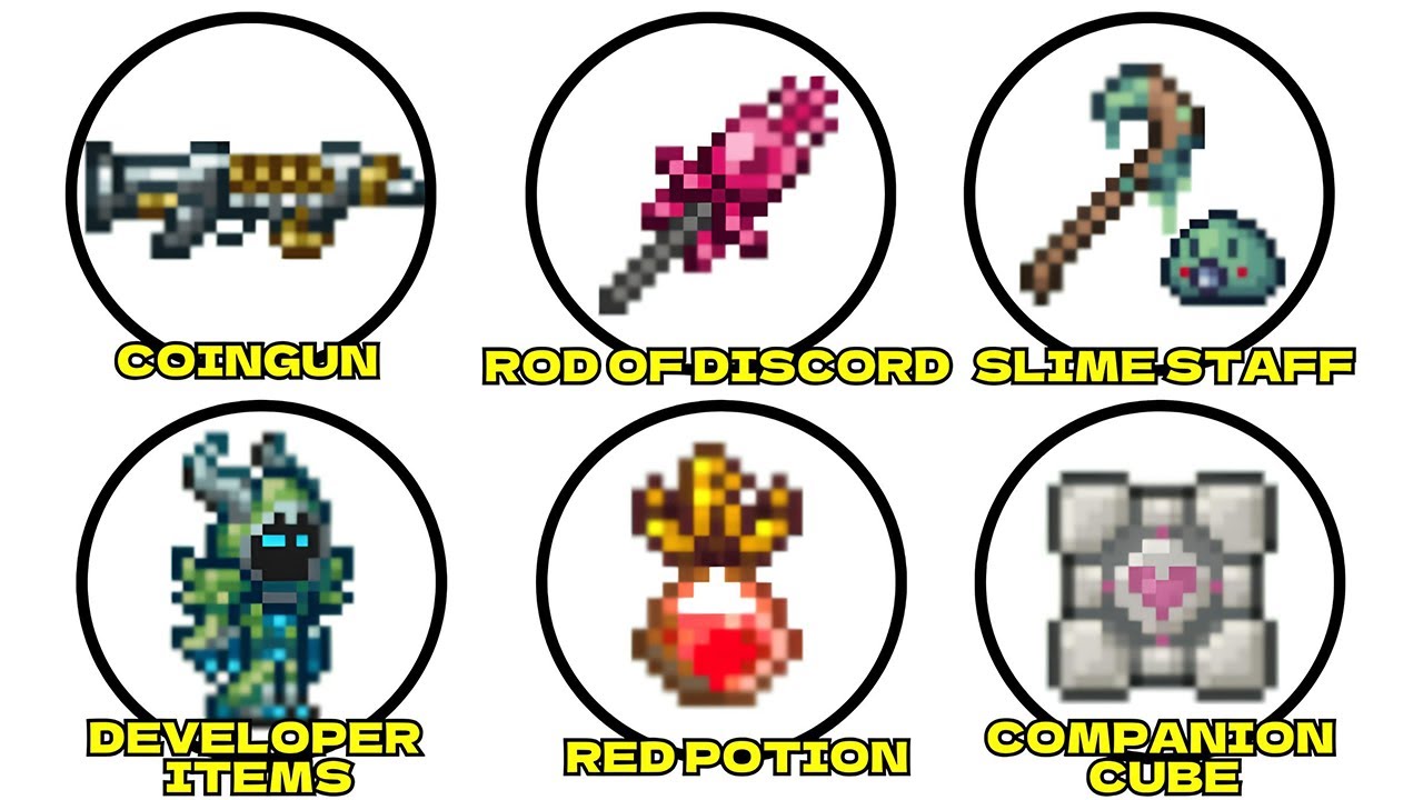Все самые редкие предметы в Terraria: объяснение за 18 минут