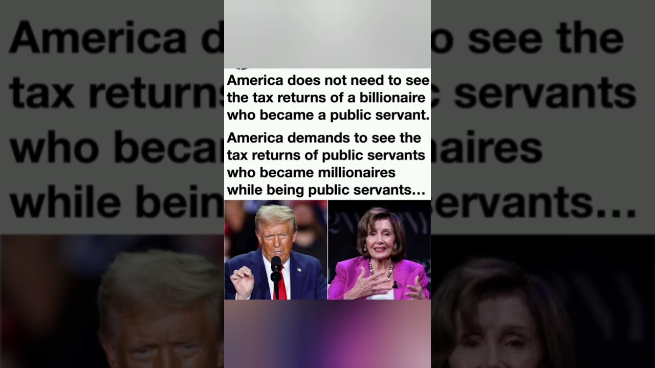Transparency should apply to all public officials 🇺🇸💰 #Politics #Transparency#News #Debate #Vira l