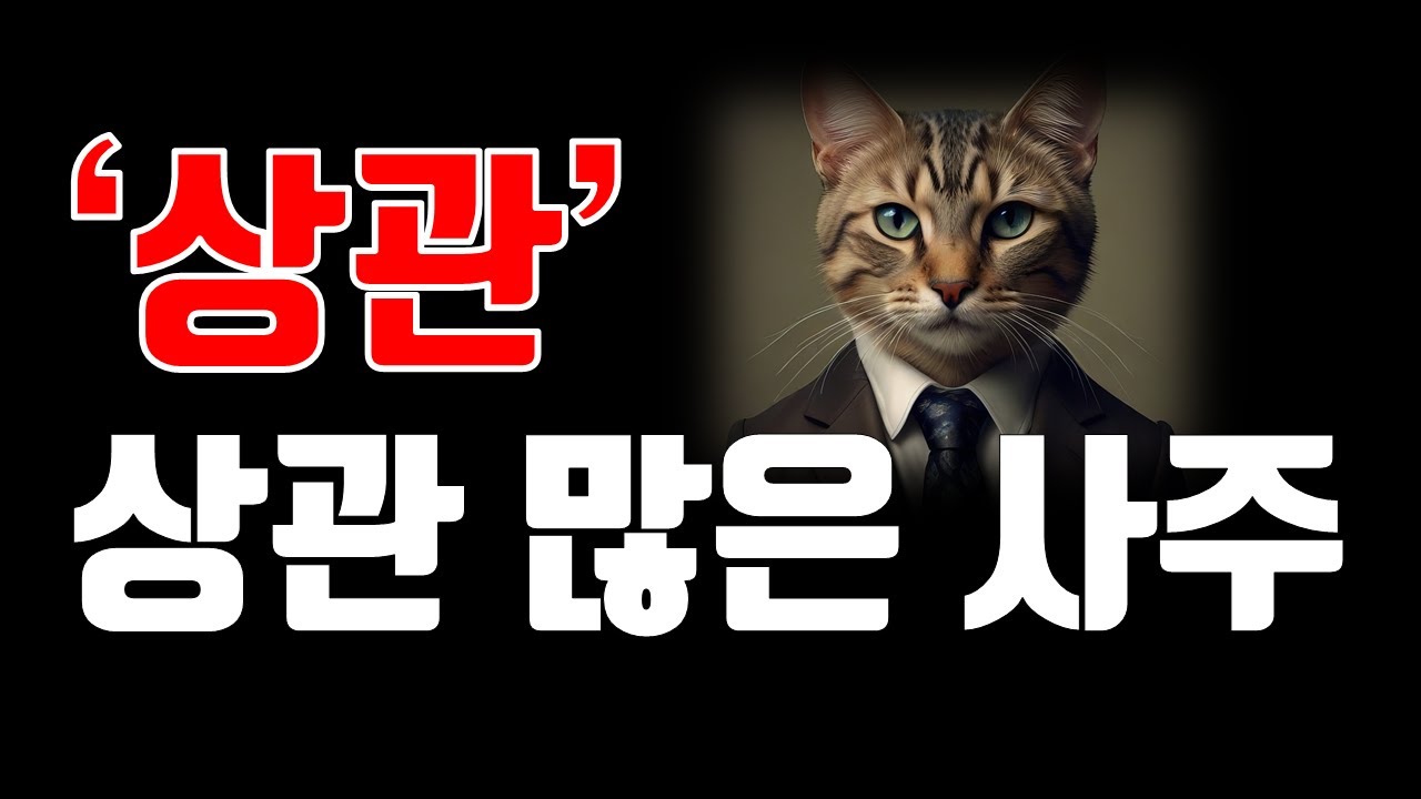 상관의 심리와 상관이 많은 사주, 상관 현대에 빛을 발하다.