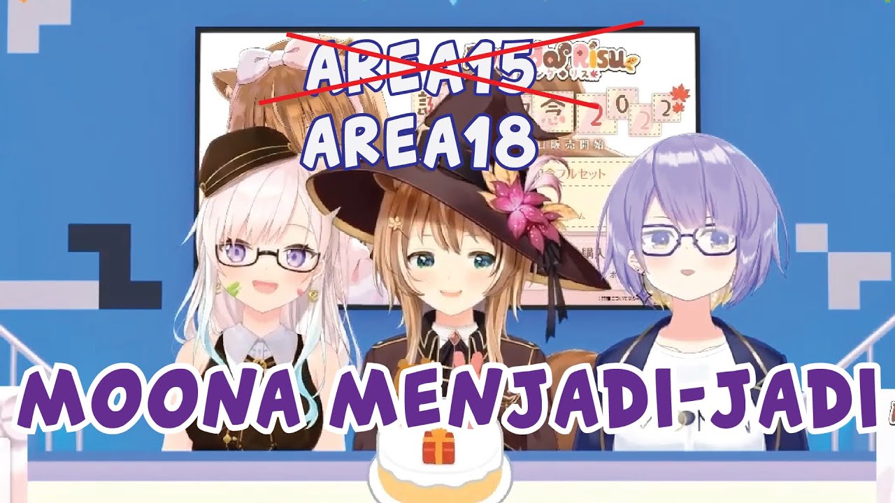 Moona Mode 18 (Ini Area15 apa Area18 sih?) [Area15 Hololive ID Clips]