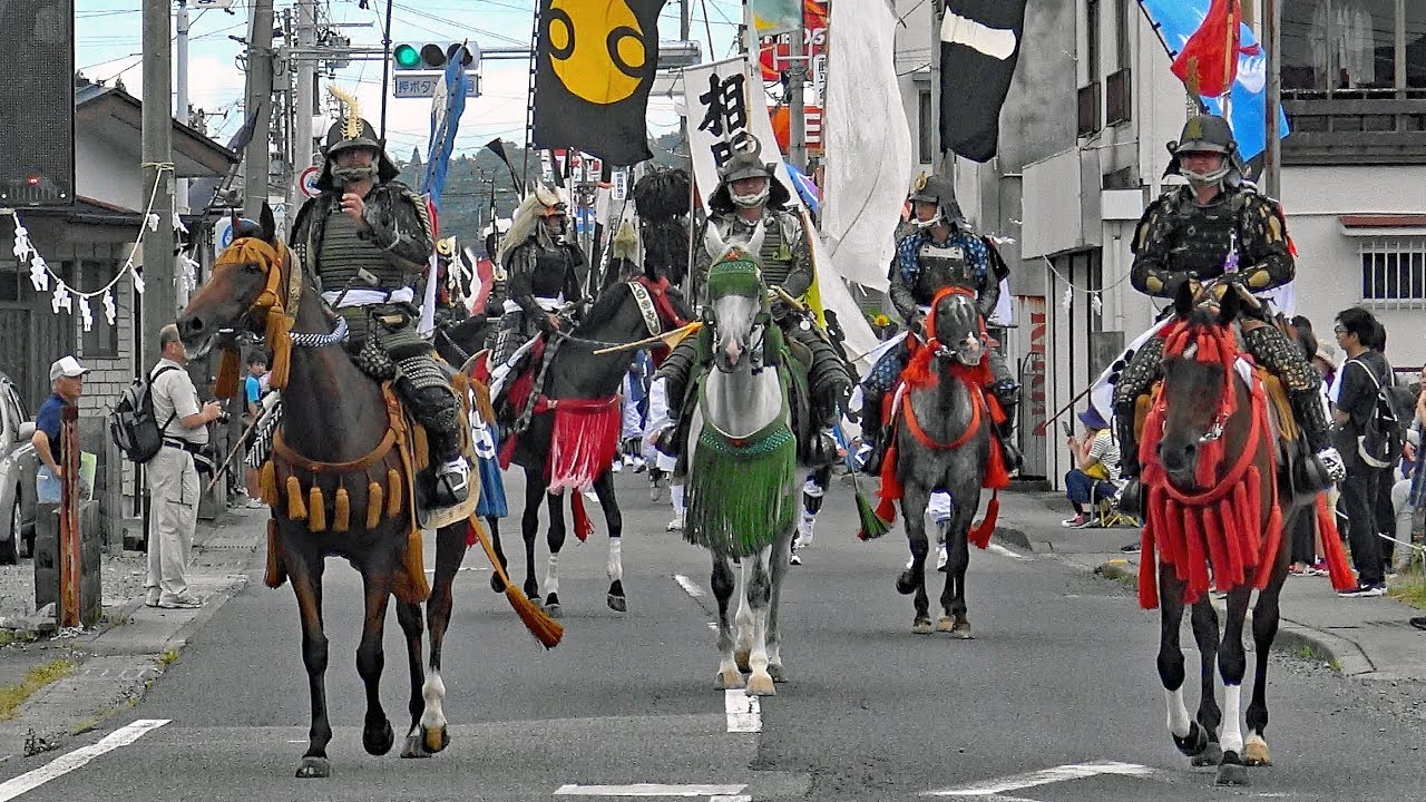 相馬野馬追2019_総大将お迎え_Soma Nomaoi Day 1 Reception of the Supreme Commander