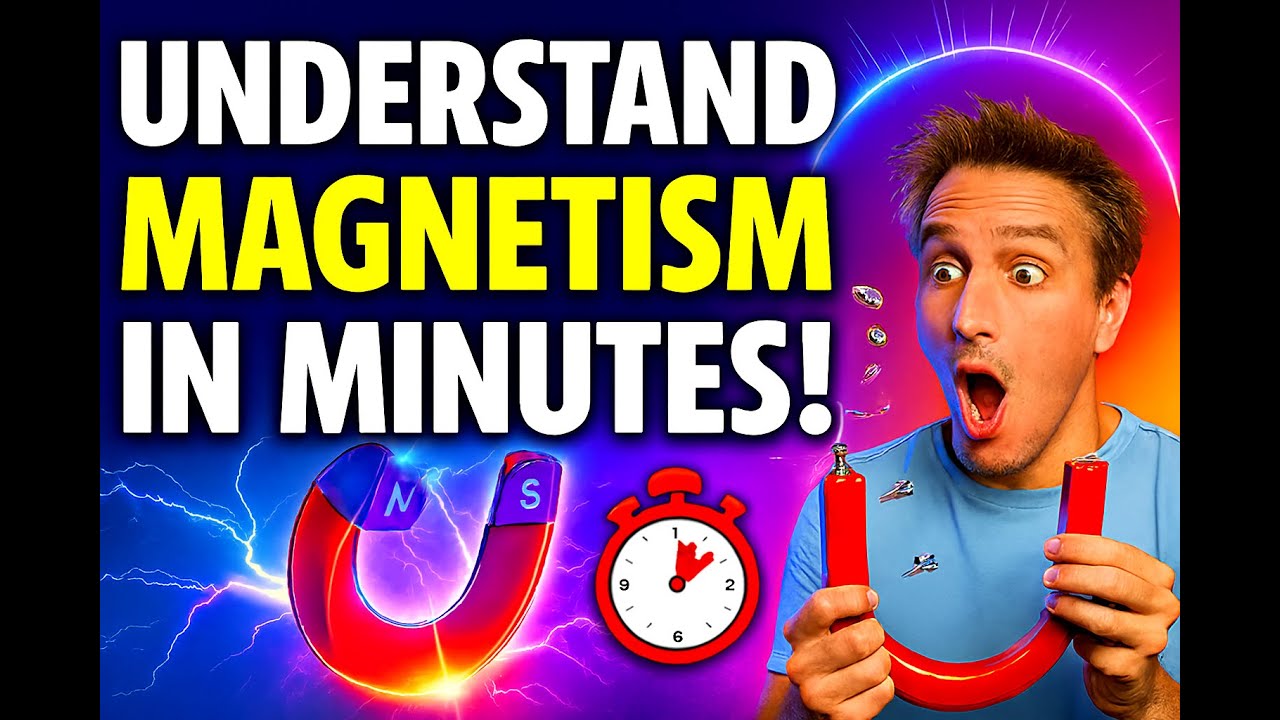 🧲 UNDERSTAND MAGNETISM IN MINUTES!
