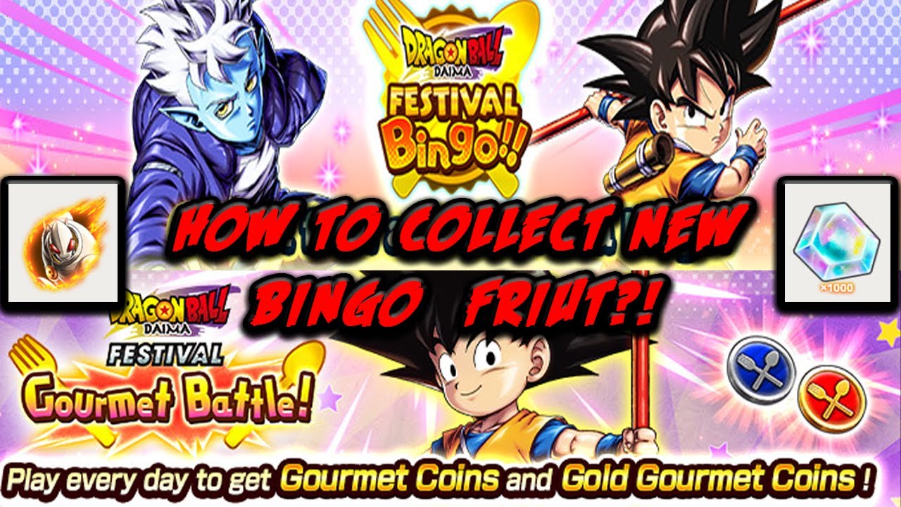 DRAGON BALL LEGENDS - HOW TO COLLECT NEW BINGO FRUIT ?! #dragonballlegends
