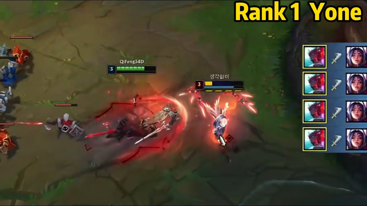 Rank 1 Yone: He Reached 1100 LP Challenger in KR Server!