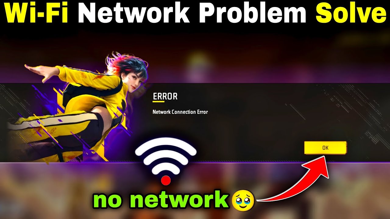 Free fire not opening while using wifi//Free fire Wifi Network Problem//network error problem in ff