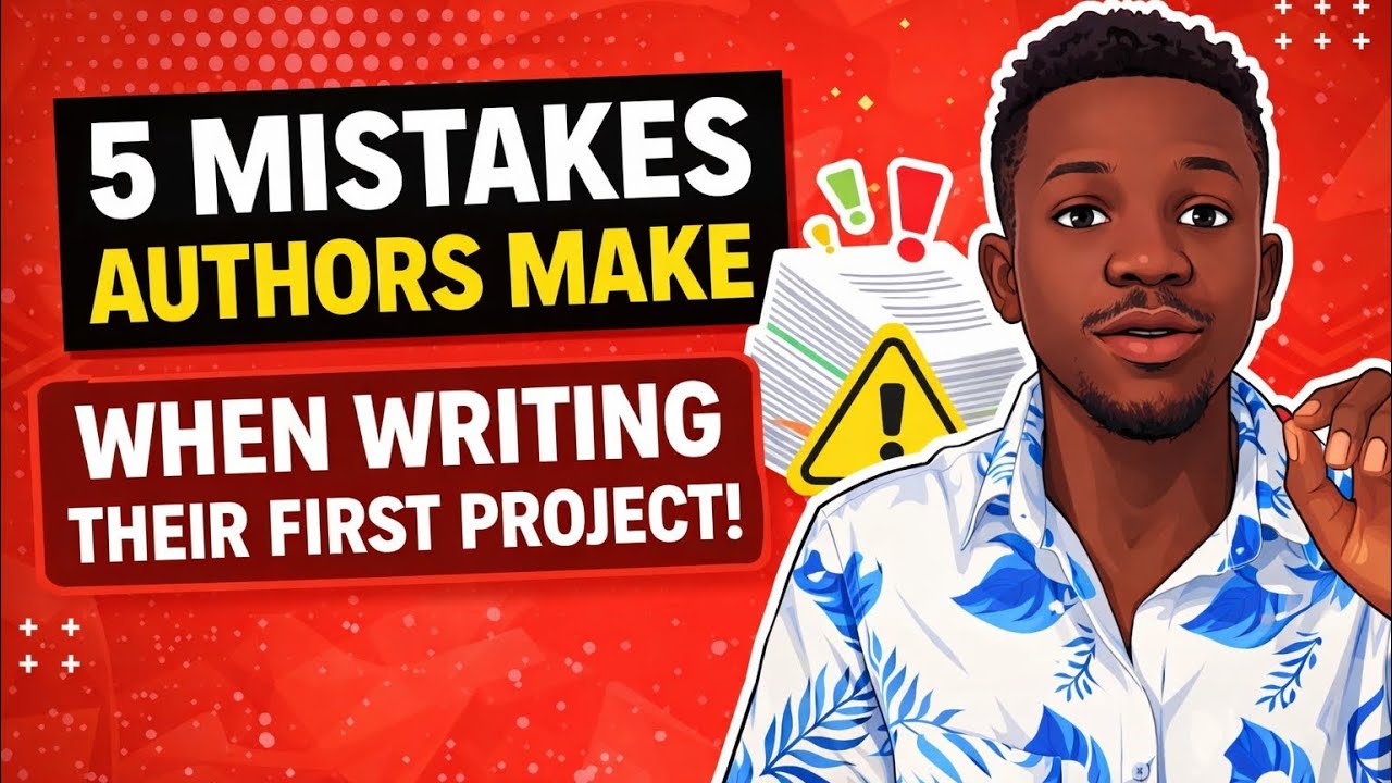 5 mistakes author makes when writing 