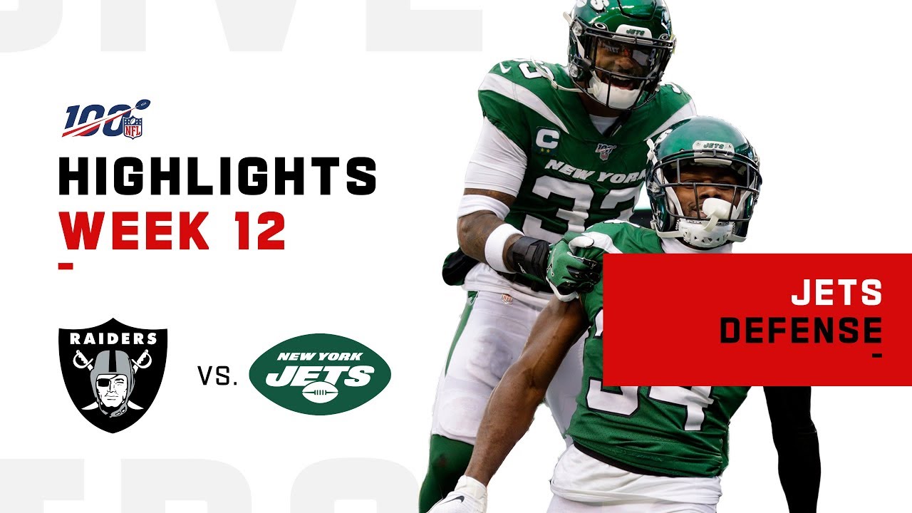 Jets Defense Grounds the Raiders | NFL 2019 Highlights