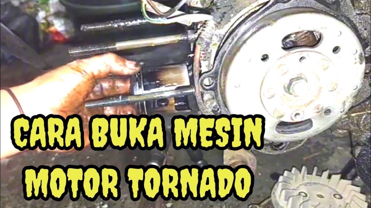 CARA BELA MESIN ATAU BUKA BLOK PADA MOTOR TORNADO
