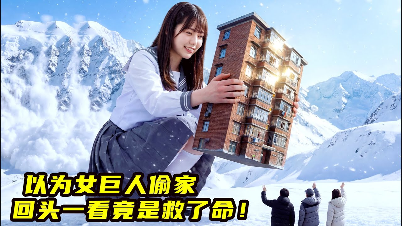以為女巨人偷家，回頭一看竟是救了命！暖心短片