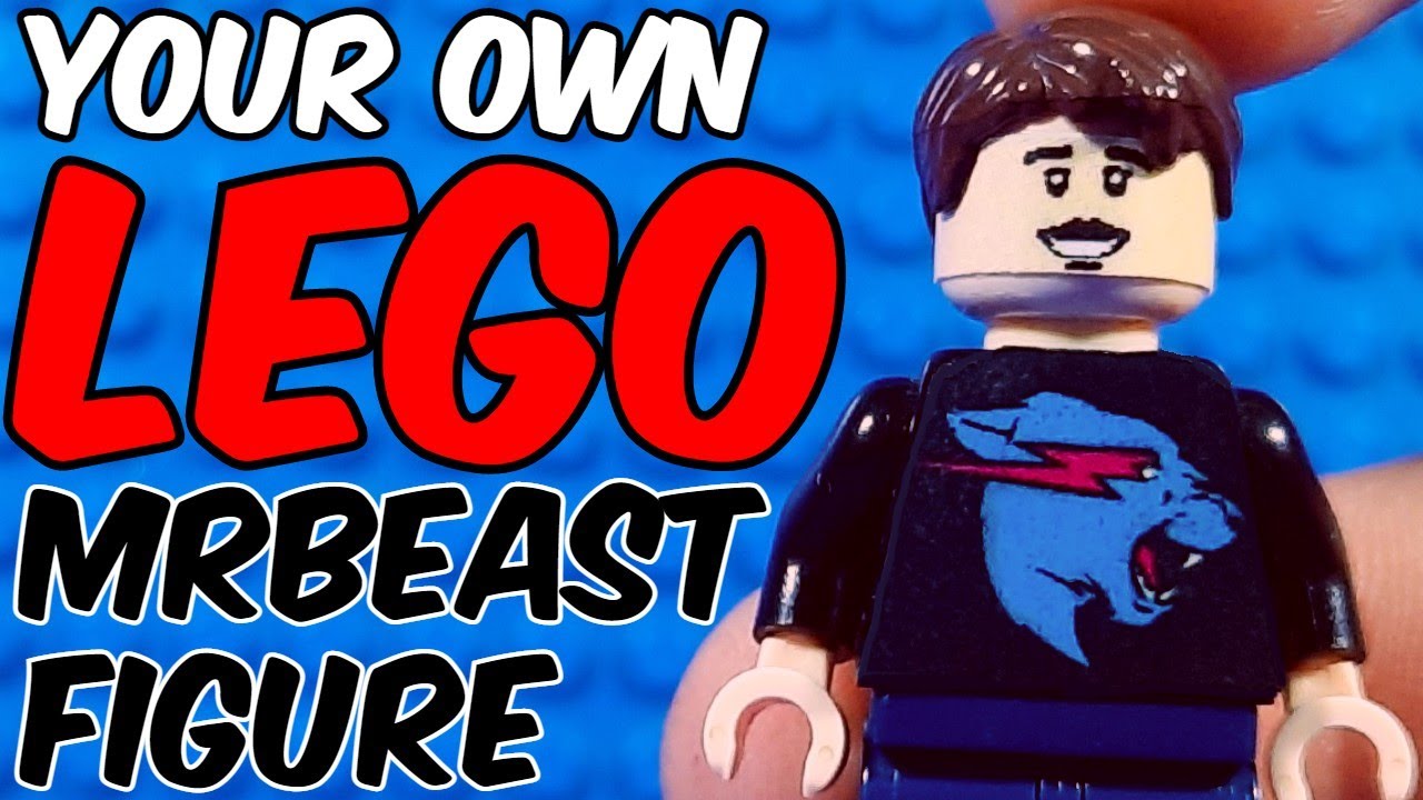 How to make a MrBeast Lego minifigure in (less than) 3 minutes!!