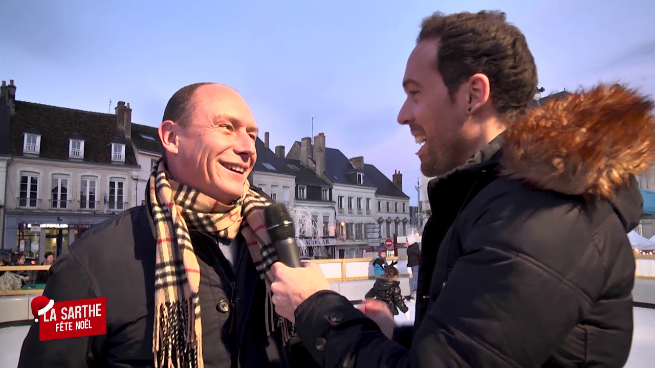 100% SARTHE LA SARTHE FETE NOEL   La patinoire de Mamers