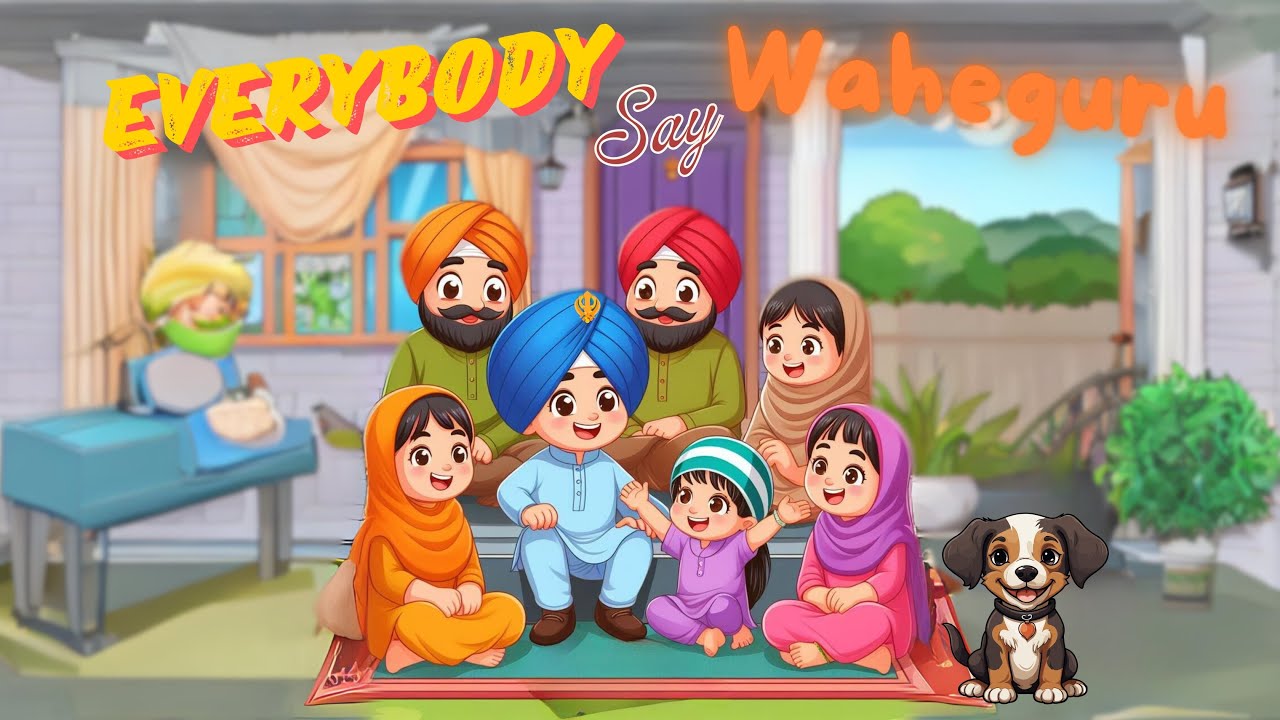 Everybody Say Waheguru | New Punjabi Rhymes | Sikh Rhymes #KhalsaPhulwari